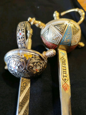 Toledo swords used, pack of 2 vintage