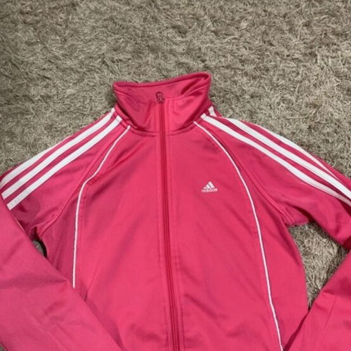 Adidas pink women's jacket size S used