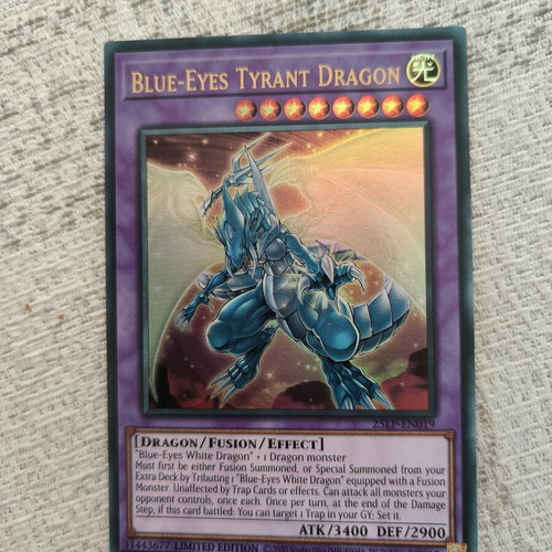 Yu-Gi-Oh Blue-Eyes Tyrant Dragon 25LP Limited Edition Ultra Rare Like New
