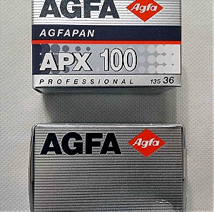 2 φιλμάκια  AGFA  APX 100