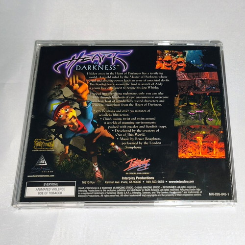 Heart of Darkness PC παιχνίδι μεταχειρισμένο, είδος δράσης