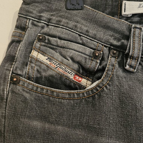 Diesel men's jeans used, size 31, gray, length 102 cm