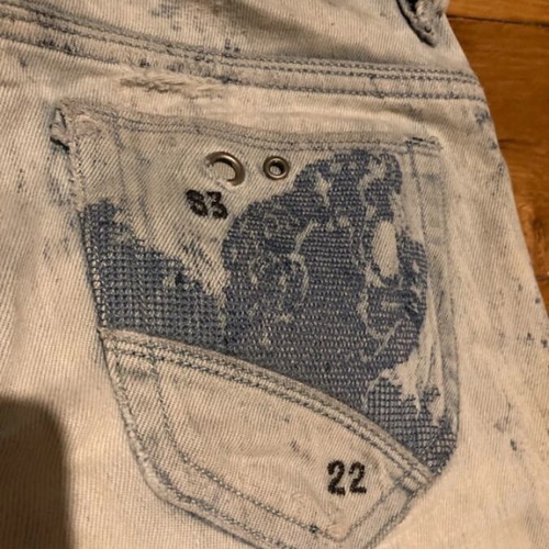 Diesel Y2K Light Blue Distressed Skinny Jeans used, size M