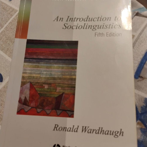 An Introduction to Sociolinguistics book