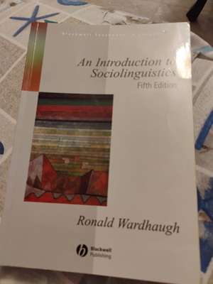 An Introduction to Sociolinguistics book