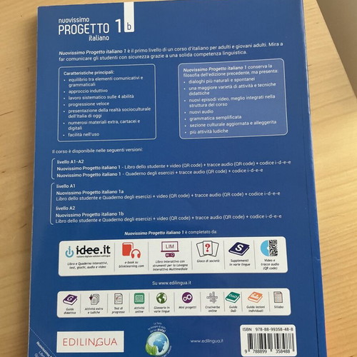 Nuovissimo Progetto Italiano 1b book new, Greek language