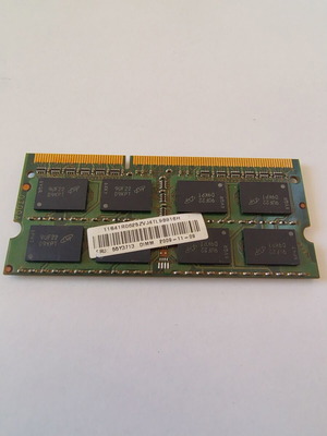 Micron DDR3 SO-DIMM 2GB 1066MHz laptop RAM used