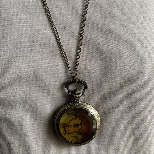 Watch necklace used, multicolored, adjustable length