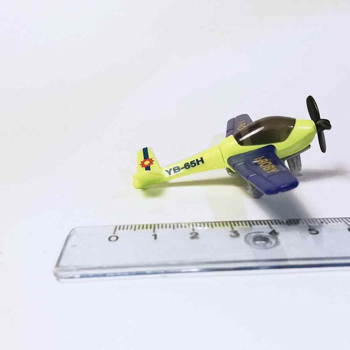Plastic toy figure miniature kinder airplane used