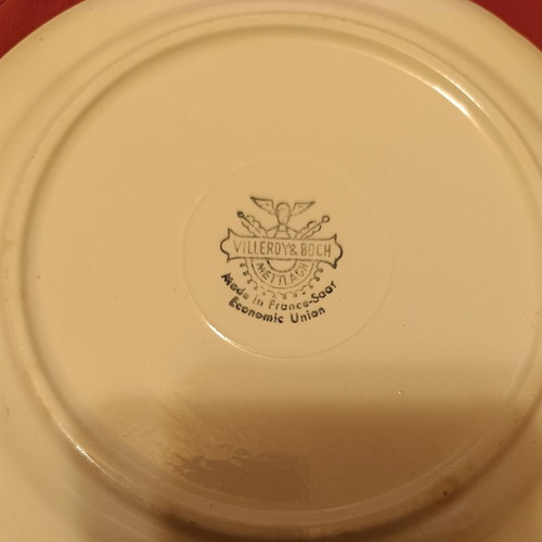 Villeroy & Boch vintage dessert plates set of 5 like new