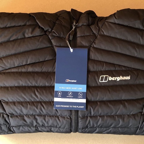 Berghaus Nula Micro Jacket Long women's new, black, size S