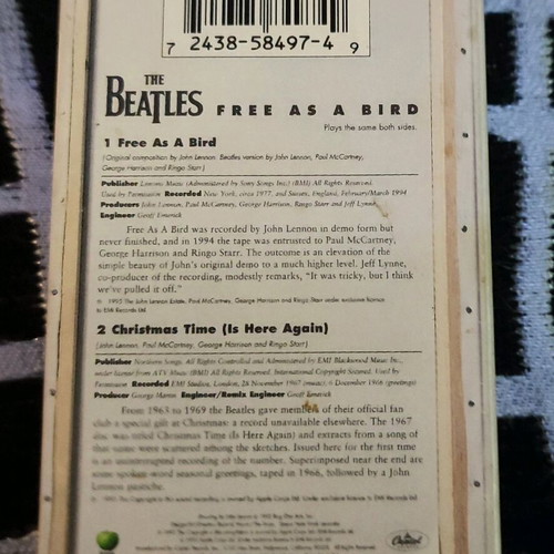 The Beatles – Free As A Bird (CASSETTE)