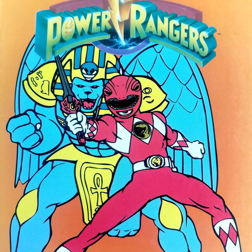 Power Rangers Mighty Morphin 1995 school notebook new, regular size
