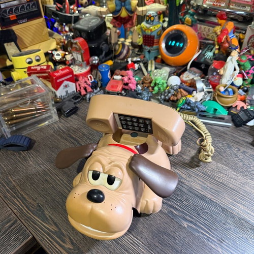 Vintage Telephone Dog ACL 1980 used, wired
