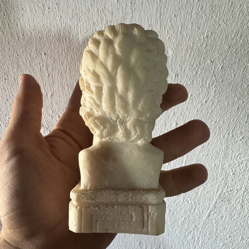 Decorative bust sculpture of Alexander the Great, hand made