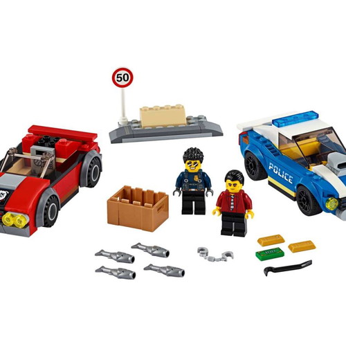 Lego City set 60242 Police Highway Arrest used