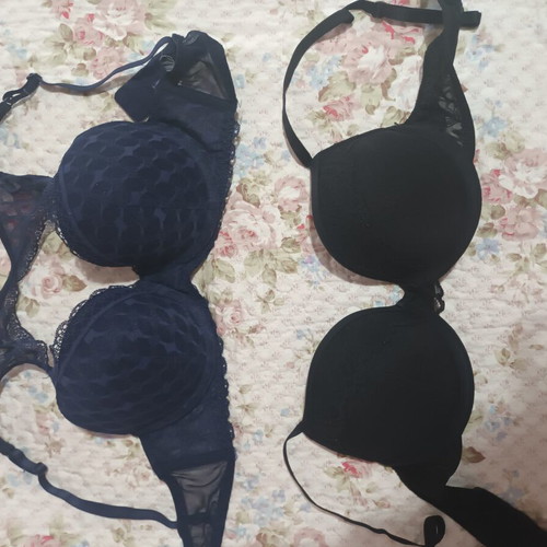 Esmara bras like new, pack of 2, black and blue