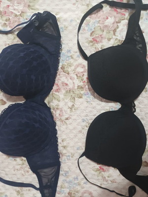 Esmara bras like new, pack of 2, black and blue