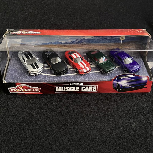 Majorette American Muscle Cars 5-Pack New 1:64 Scale