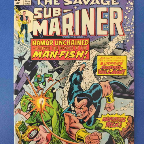 Sub-Mariner 70 comic used, 1st appearance of Piranha
