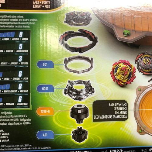 Beyblade Burst Quad Drive Cosmic Vector new with two figures and launchers