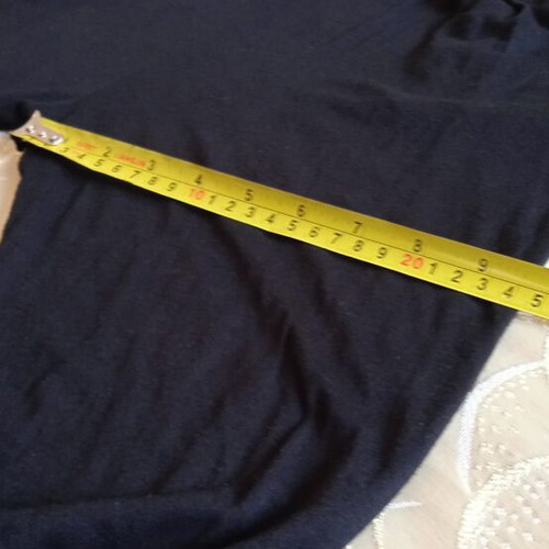Leggings black used, soft viscose with pockets, size L