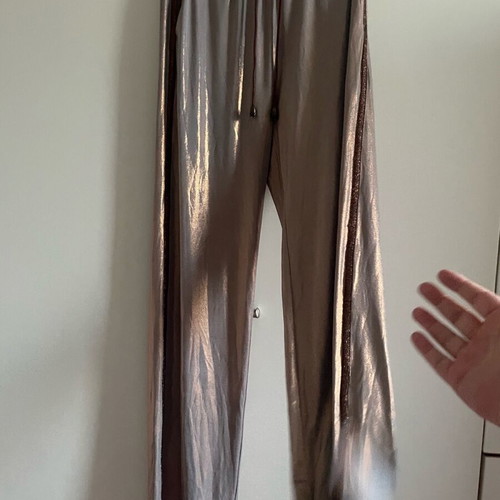 Elysian medium pants new, high waist with lurex fabric