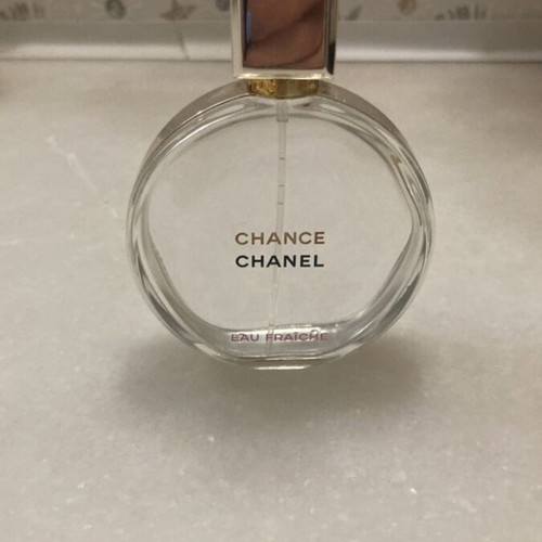 Chance Chanel perfume bottle 50 ml used