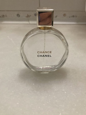 Chance Chanel perfume bottle 50 ml used