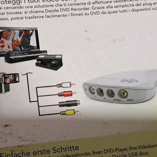 Dazzle video to computer converter used