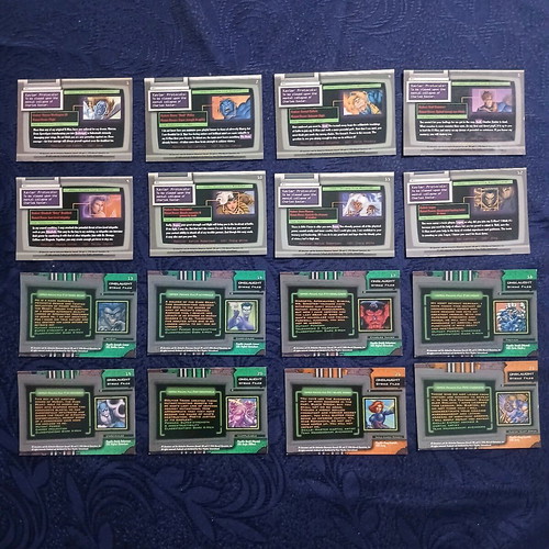 Marvel Onslaught Ultra 1996 card pack used, 54 cards
