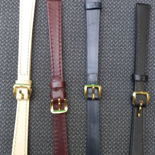 Leather watch straps set of 8, size 10, new