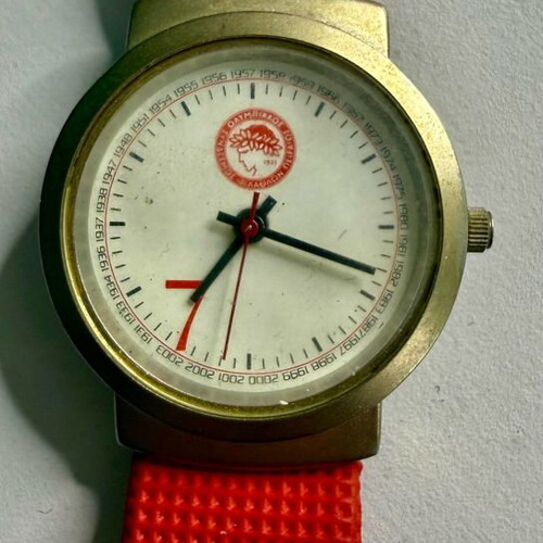 Olympiacos watch used, 2002 collectible edition