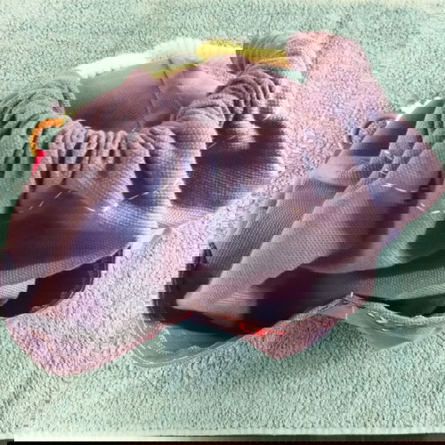 Τσάντα πλάτης πάνινη θαλάσσης μικρή σαν καινούργιο