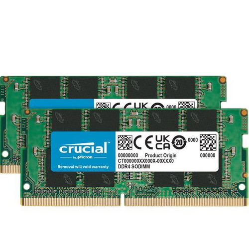 Crucial 64GB DDR4-2666 SODIMM Kit dual channel like new