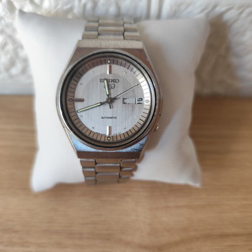 Seiko 6309-8659 vintage watch used, gray, men's