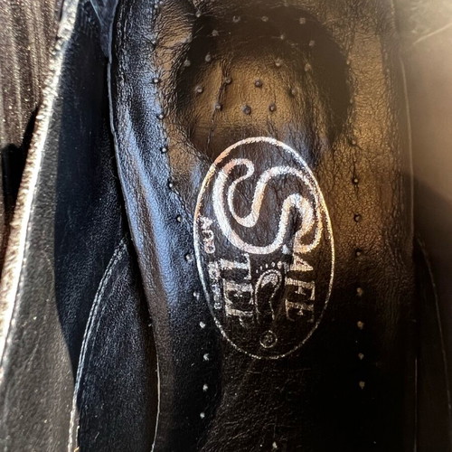 Step to Step Loafers shoes black genuine leather like new