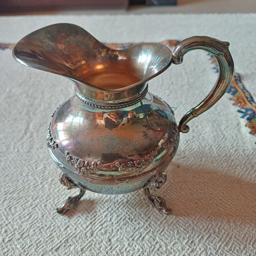 Vintage Leonard & International Silver serving set used