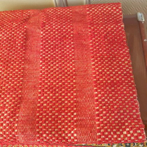 Woven loom blanket used 2 x 1.60 in very good condition