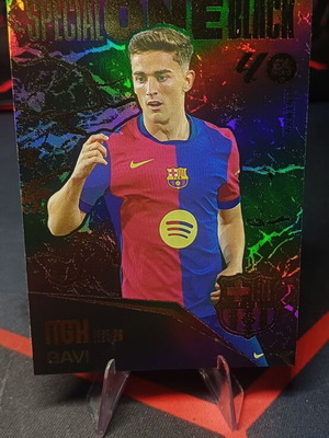 Panini Megacracks La Liga 2025/26 Gavi Special One Black #SB9 FC Barcelona card like new