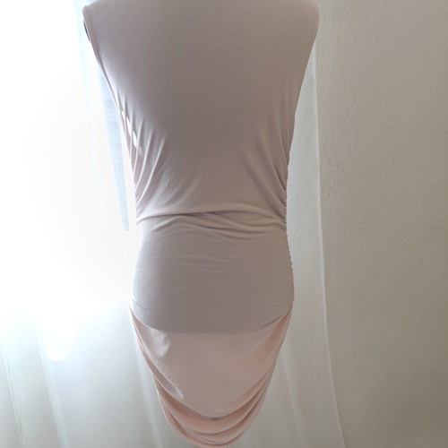 Midi rushed dress H&M divided like new, pink