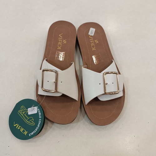 Verde women's sandals white size 36 new