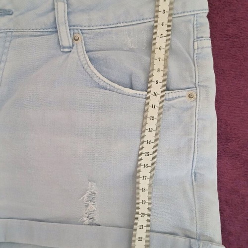 H&M women's shorts like new, blue, elastic, size S