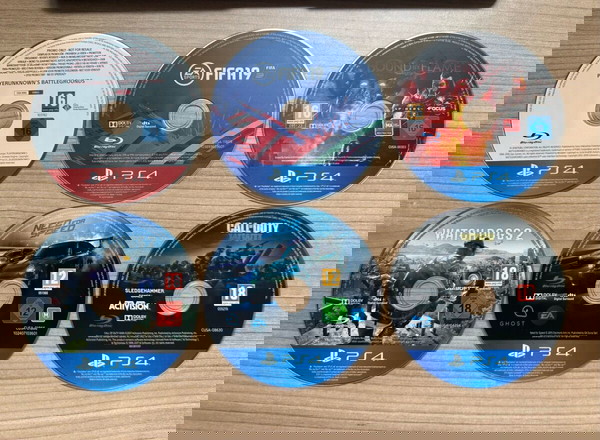 6x Games PS4 - Πακέτο
