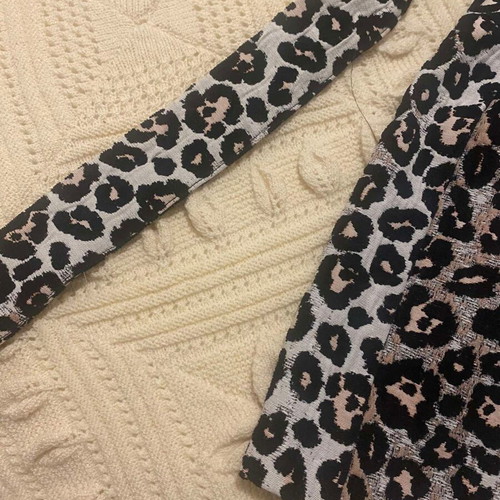 Mango high-waisted animal print leopard skirt like new, size M