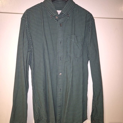 GAP men's shirt like new, size S, blue and green