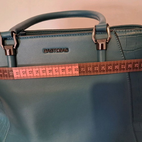 Bag to Bag Handbag Blue With Strap And Multiple Pockets New