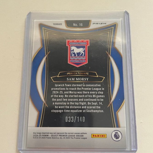 Panini Select Sam Morsy RC 33/140 new