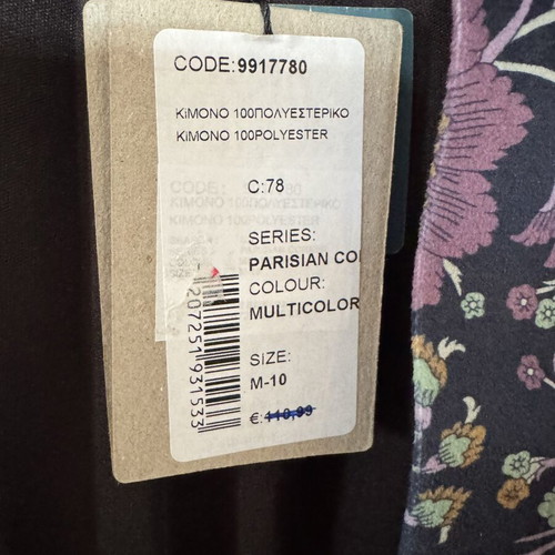 Attrattivo Long Floral Kimono new with tags, Parisian Collection