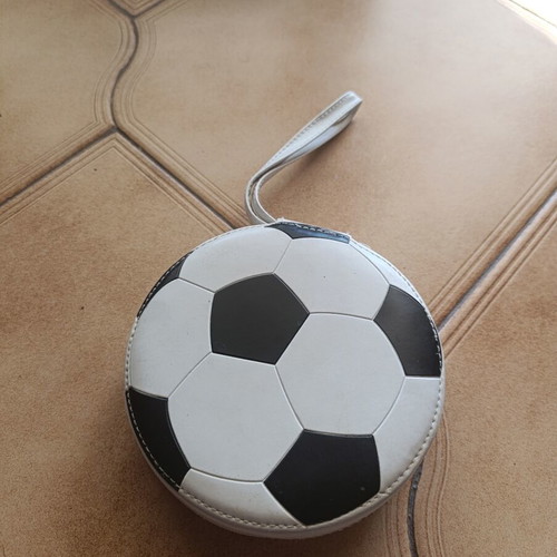 CD/DVD storage case football design like new